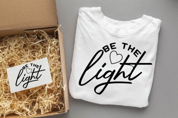 Be the Light, Christian SVG Graphics for T-Shirt & Craft Designs