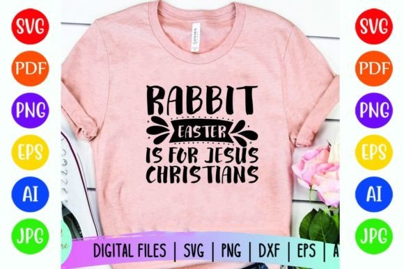 Rabbit Easter is for Jesus Christians Design Review